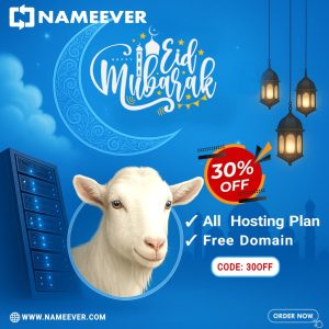 EID MEGA SALE – 30% OFF + FREE DOMAIN from NameEver! - NameEver